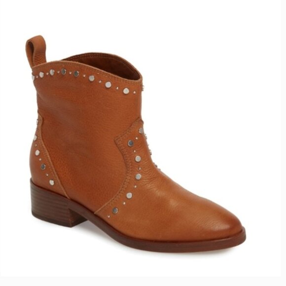 Dolce Vita || "Tobin" Studded Leather Booties - Picture 1 of 8
